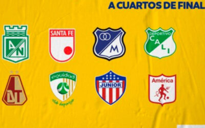 ASÍ QUEDARON LOS CUARTOS DE FINAL DE LA LIGA COLOMBIANA