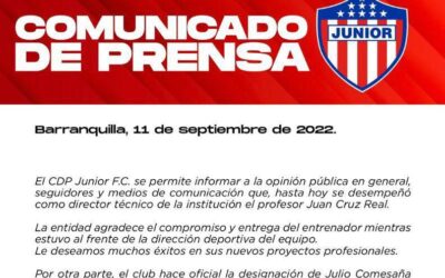 Junior no va más con Cruz Real