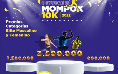 Más de 14 millones de pesos se entregarán en premios, en la carrera atlética Mompox 10K