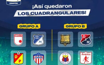 Así quedaron los cuadrangulares.