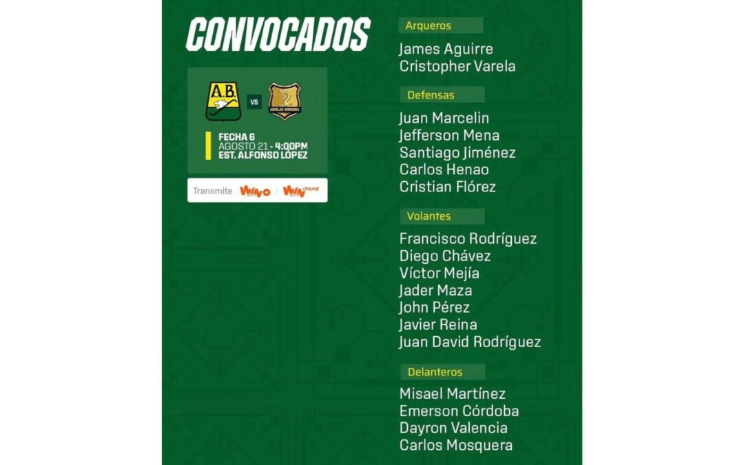Bucaramanga definió sus convocados
