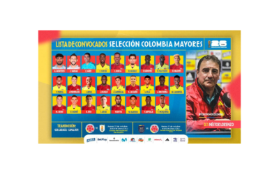 CONVOCATORIA DE LA SELECCIÓN COLOMBIA DE MAYORES – FECHA 3 Y 4 DE LAS CLASIFICATORIAS CONMEBOL A LA COPA MUNDIAL DE LA FIFA™ 2026