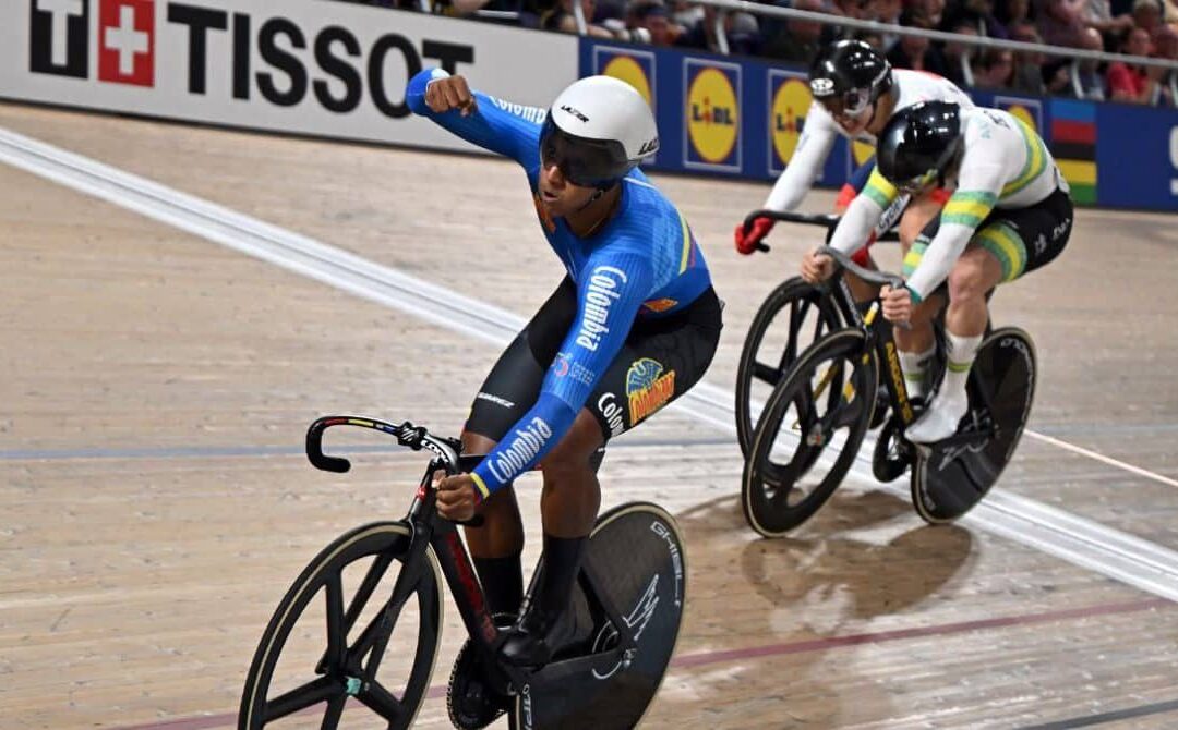 En ciclismo de pista, Colombia suma el cupo 62 a los Juegos Olímpicos