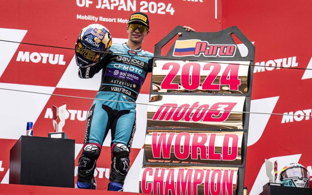 David Alonso, campeón mundial de Moto3